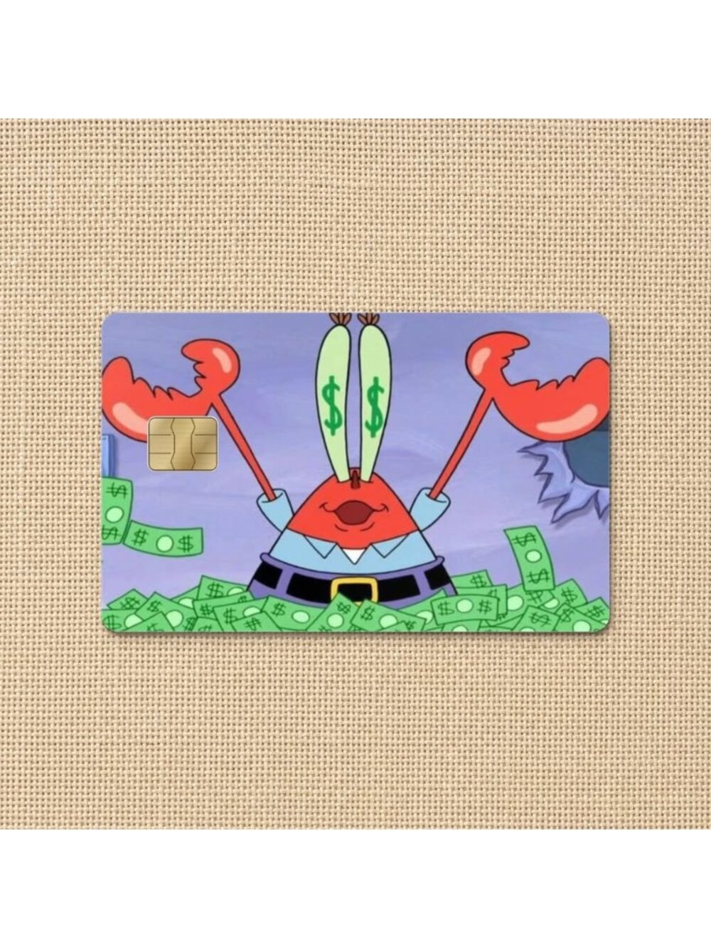 Mr. Krabs Credit Card Skin
